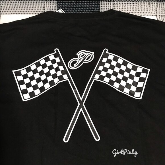 victoria secret PINK RACING flare leggings & SHORT SLEEVE TEE IN ALL SIZES - Picture 10 of 11